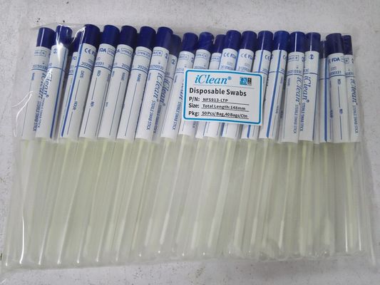 سواب های باکال DNA جمع شده برای نمونه برداری از سواب حمل و نقل استریل با فیبر نایلون