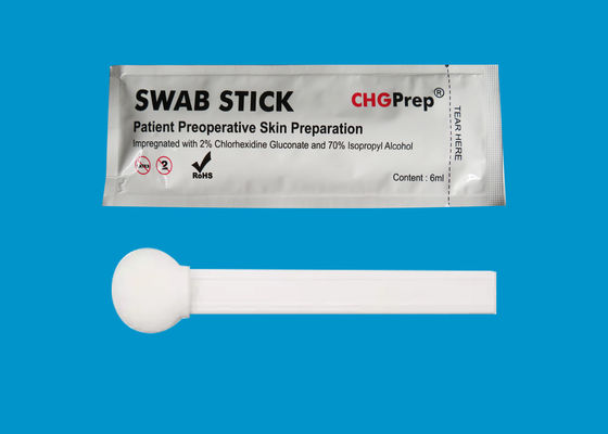 بزرگ 2 Lar CHG سواب 70 Is ایزوپروپیل الکل IPA Foam Tipped Applicators