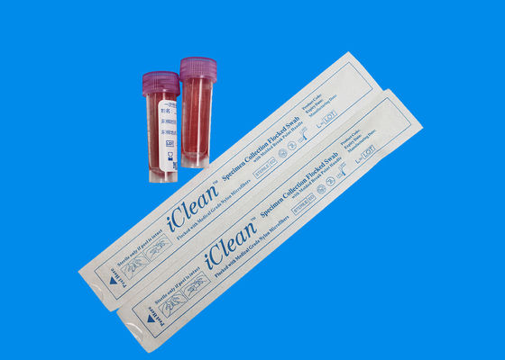 کیت تست سواب مریضی حلق حلقی برای مجموعه نمونه های DNA نمونه سواب 3 میلی متر