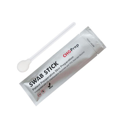 Chg Prep Chlorhexidine Gluconate Swab یکبار مصرف سوپ استریل میله های پزشکی
