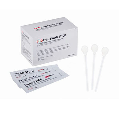 Chg Prep Chlorhexidine Gluconate Swab یکبار مصرف سوپ استریل میله های پزشکی