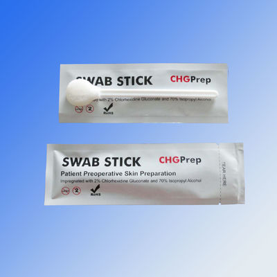 بزرگ 2 Lar CHG سواب 70 Is ایزوپروپیل الکل IPA Foam Tipped Applicators