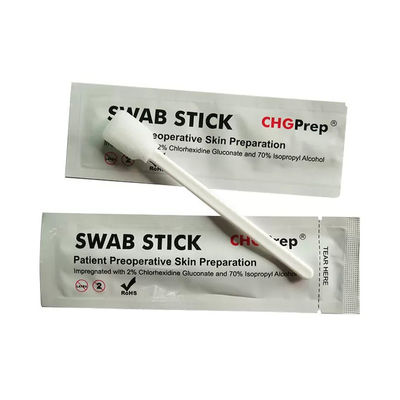 تمیز کردن ضد عفونی کننده پوست CHG سواب 2 And و 70 IP IPA الکل پزشکی اسفنج اسفنج سواب