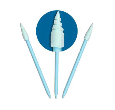 فوم سر مارپیچ نوک تیز CM FS751 Cleanroom Swabs