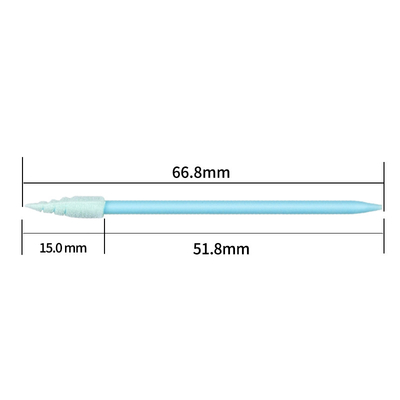 فوم سر مارپیچ نوک تیز CM FS751 Cleanroom Swabs