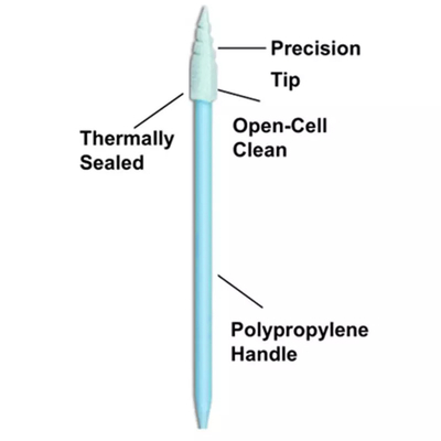 فوم سر مارپیچ نوک تیز CM FS751 Cleanroom Swabs